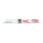 Reciprocating Saw Blade, Bi-Metal, 6" L, 3/4 Inch W, 25PK