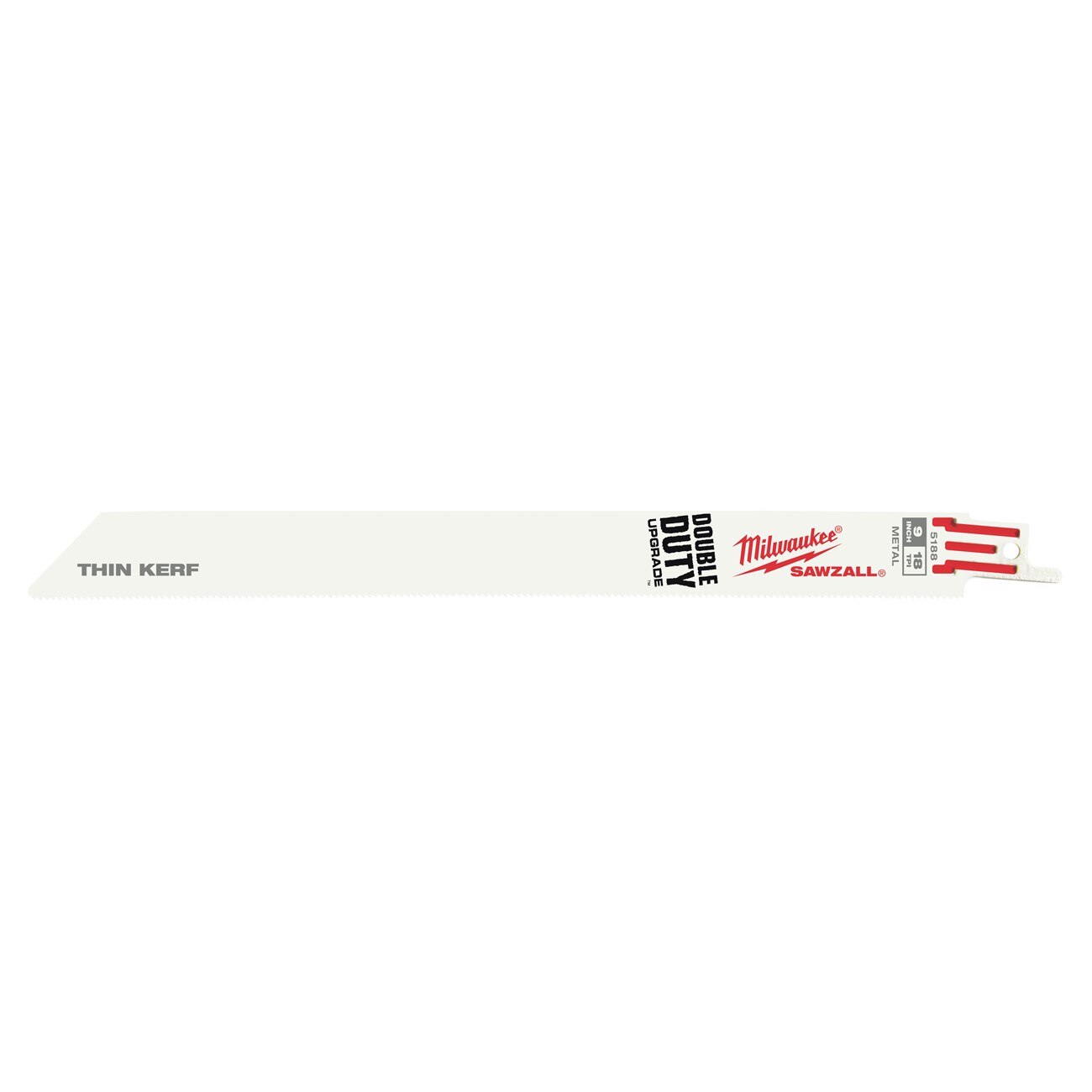 Reciprocating Saw Blade, Bi-Metal, 9" L, 3/4 Inch W, 50PK