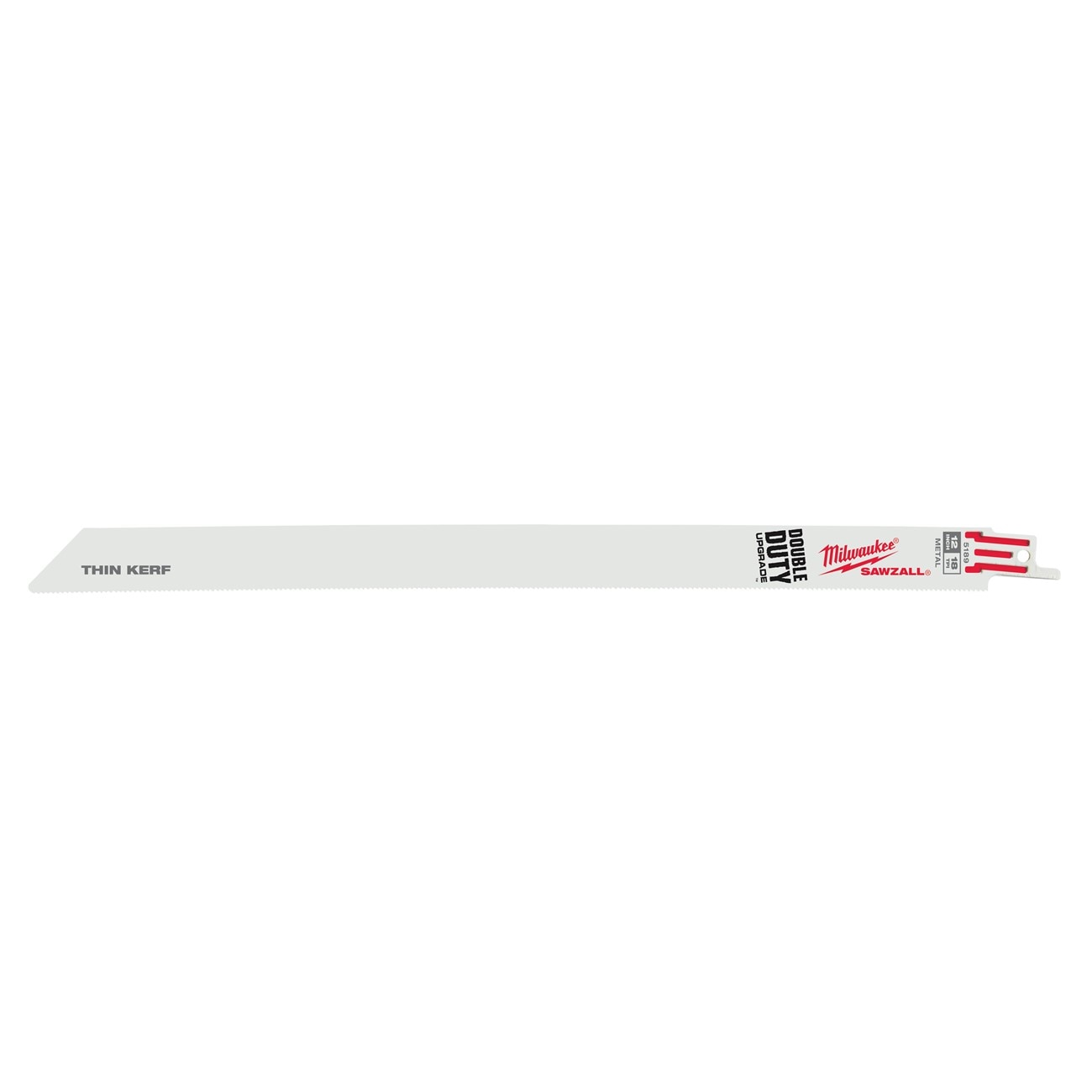 Reciprocating Saw Blade, Bi-Metal, 12" L, 3/4 Inch W, 50PK