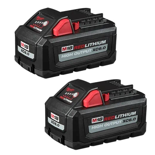 M18™ REDLITHIUM™ HIGH OUTPUT™ XC6.0 Battery, 2-Pack