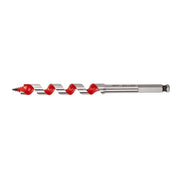 Auger Bit, 1/2 Inch Dia, 3 Inch Flute L, Hex, Single End
