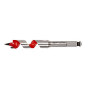 Auger Bit, 13/16 Inch Dia, 3 Inch Flute L, Hex, Single End