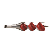 Auger Bit, 1 1/4 Inch Dia, 4 Inch Flute L, Hex, Single End