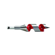 Auger Bit, 1 3/8 Inch Dia, 3 Inch Flute L, Hex, Single End