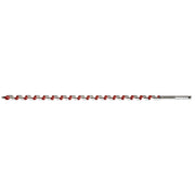 Auger Bit, 1/2 Inch Dia, 15 Inch Flute L, Hex, Single End