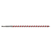 Auger Bit, 9/16 Inch Dia, 15 Inch Flute L, Hex, Single End