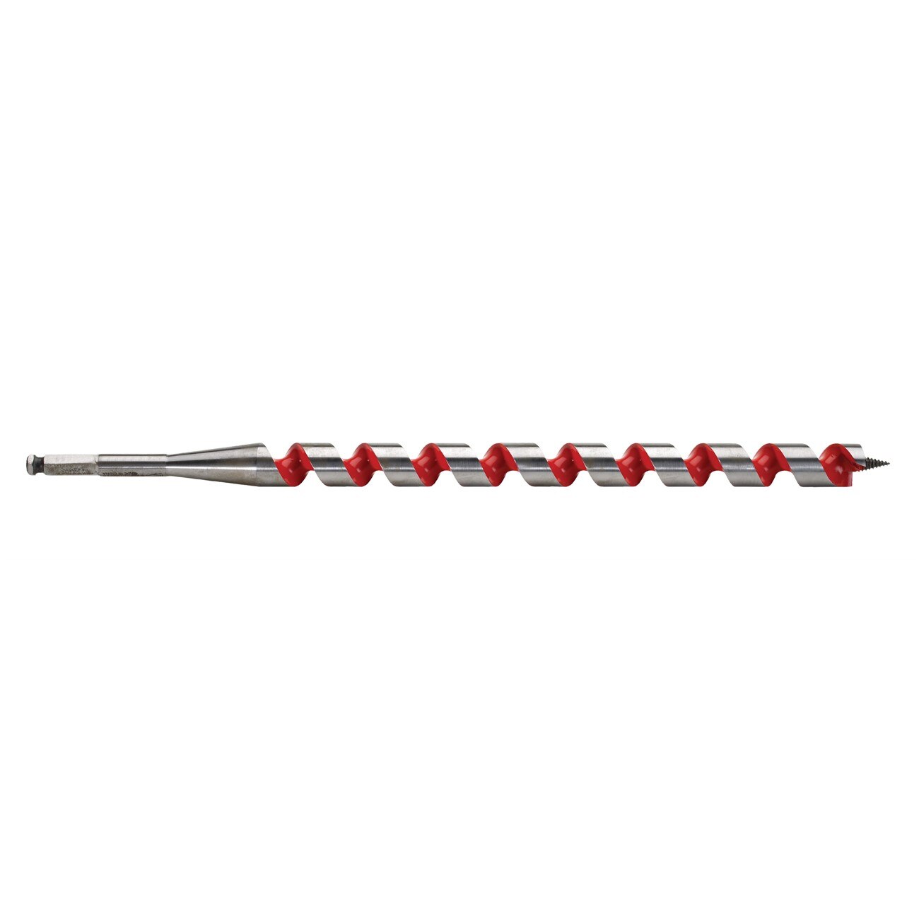 Auger Bit, 15/16 Inch Dia, 15 Inch Flute L, Hex, Single End