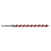 Auger Bit, 1 1/4 Inch Dia, 15 Inch Flute L, Hex, Single End