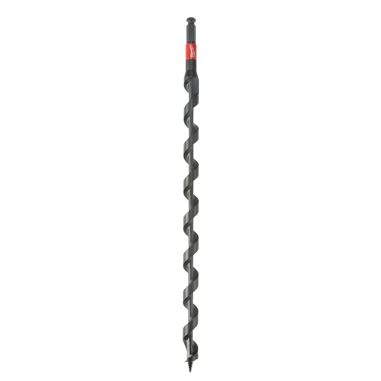 Auger Bit, 11/16 Inch Dia, 15 Inch Flute L, Hex, Single End