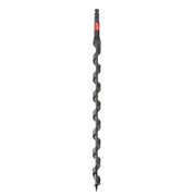 Auger Bit, 1 1/8 Inch Dia, 15 Inch Flute L, Hex, Single End