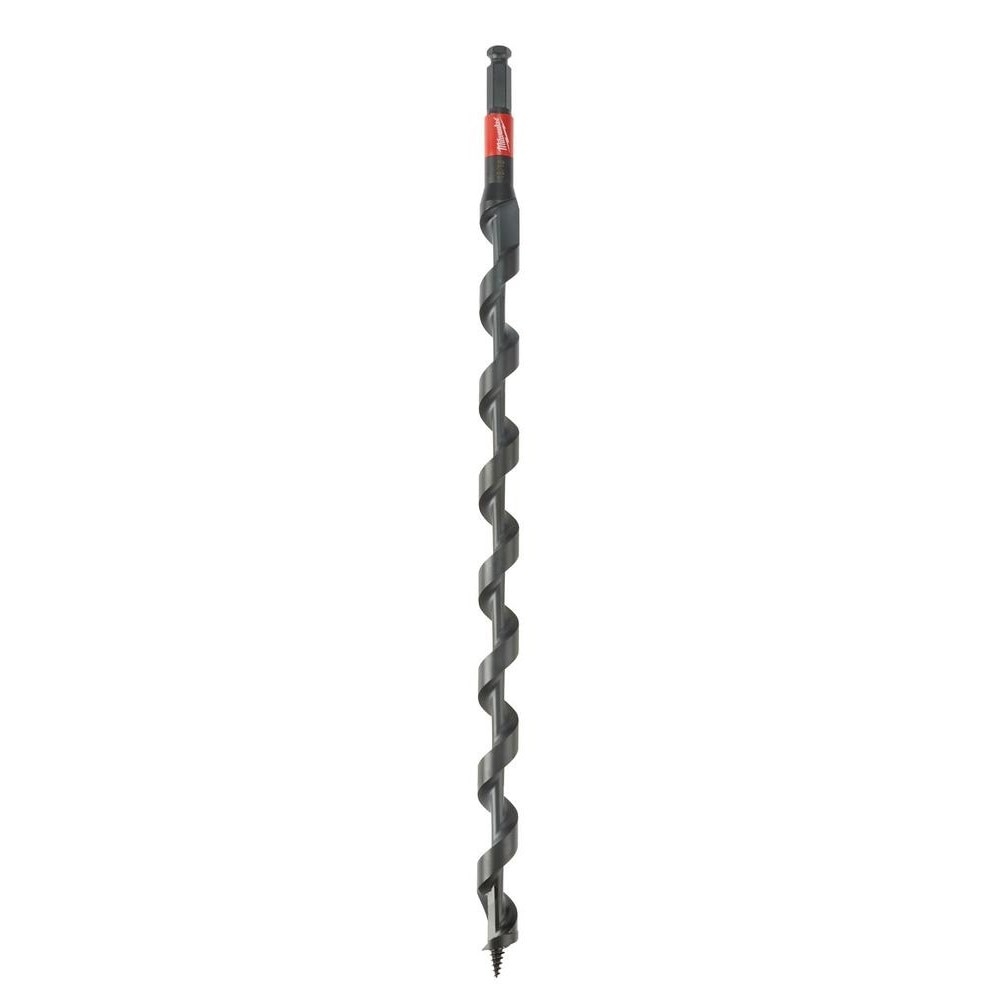 Auger Bit, 5/8 Inch Dia, 21 Inch Flute L, Hex, Single End