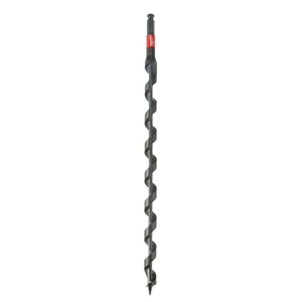 Auger Bit, 11/16 Inch Dia, 21 Inch Flute L, Hex, Single End