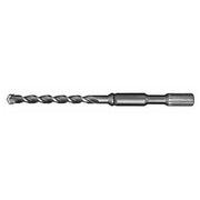 Auger Bit, 1/2 Inch Dia, Hex, Percussion, High Speed Steel