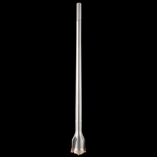 One Piece SDS-MAX Tunnel Bit, Carbide Steel, 2 in Flute