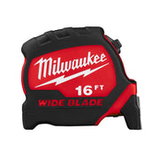 Tape Measure, 16 ft L, 2.2 Inch W, Double-Sided Hook, Steel