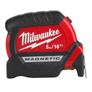 Tape Measure, 16 ft L, 2.02 Inch W, Double-Sided Hook, Steel