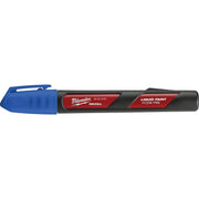 Milwaukee INKZALL Nib Point Blue Liquid Paint Job Site Marker