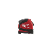Tape Measure, 26 ft L, 1.65 Inch W, Riveted Hook, Automatic