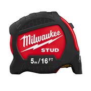 Tape Measure, 16 ft L, 2.3 Inch W, Double-Sided Hook, Steel