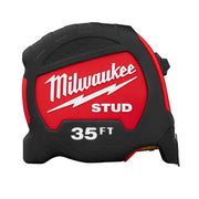 Tape Measure, 35 ft L, 2.4 Inch W, Double-Sided Hook, Steel