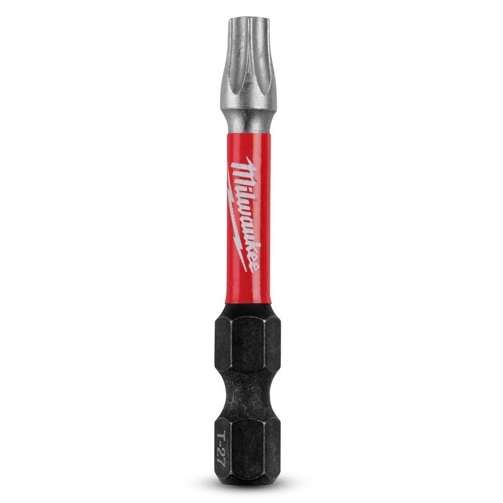 Milwaukee SHOCKWAVE 6" Impact Torx T27 Power Bits, 10/Pack