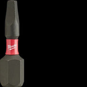 Recessed Insert Impact Bit, Square #1 Size, 25 Bits/Pack