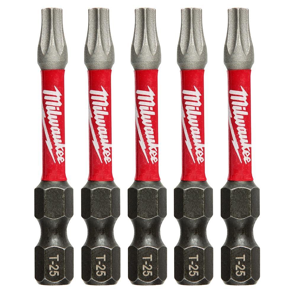 Milwaukee SHOCKWAVE™2" Impact Torx® T20 Power Bits (15 pack)