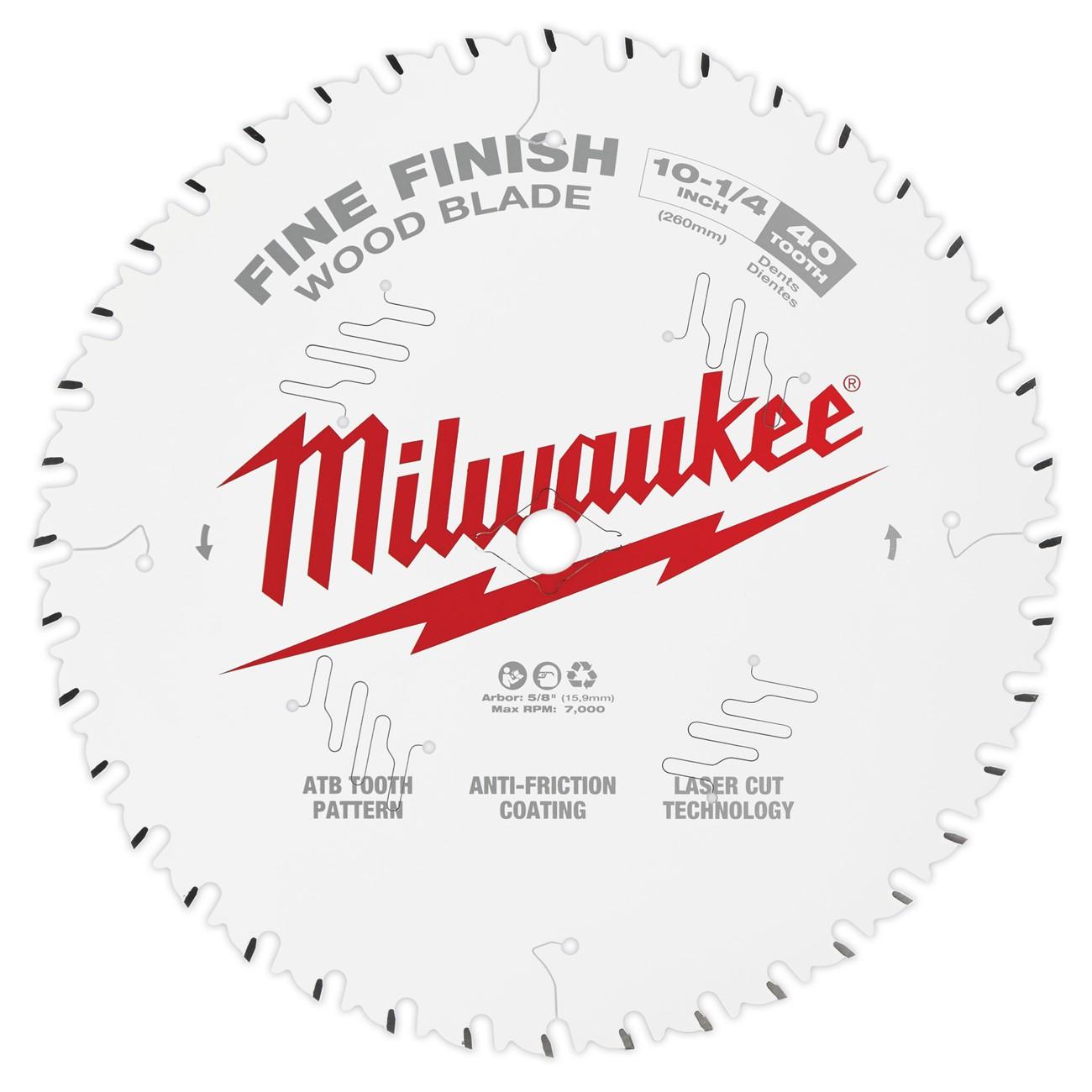 Circular Saw Blade, 10 Inch Dia, 40 Teeths, 5/8 Inch Arbor