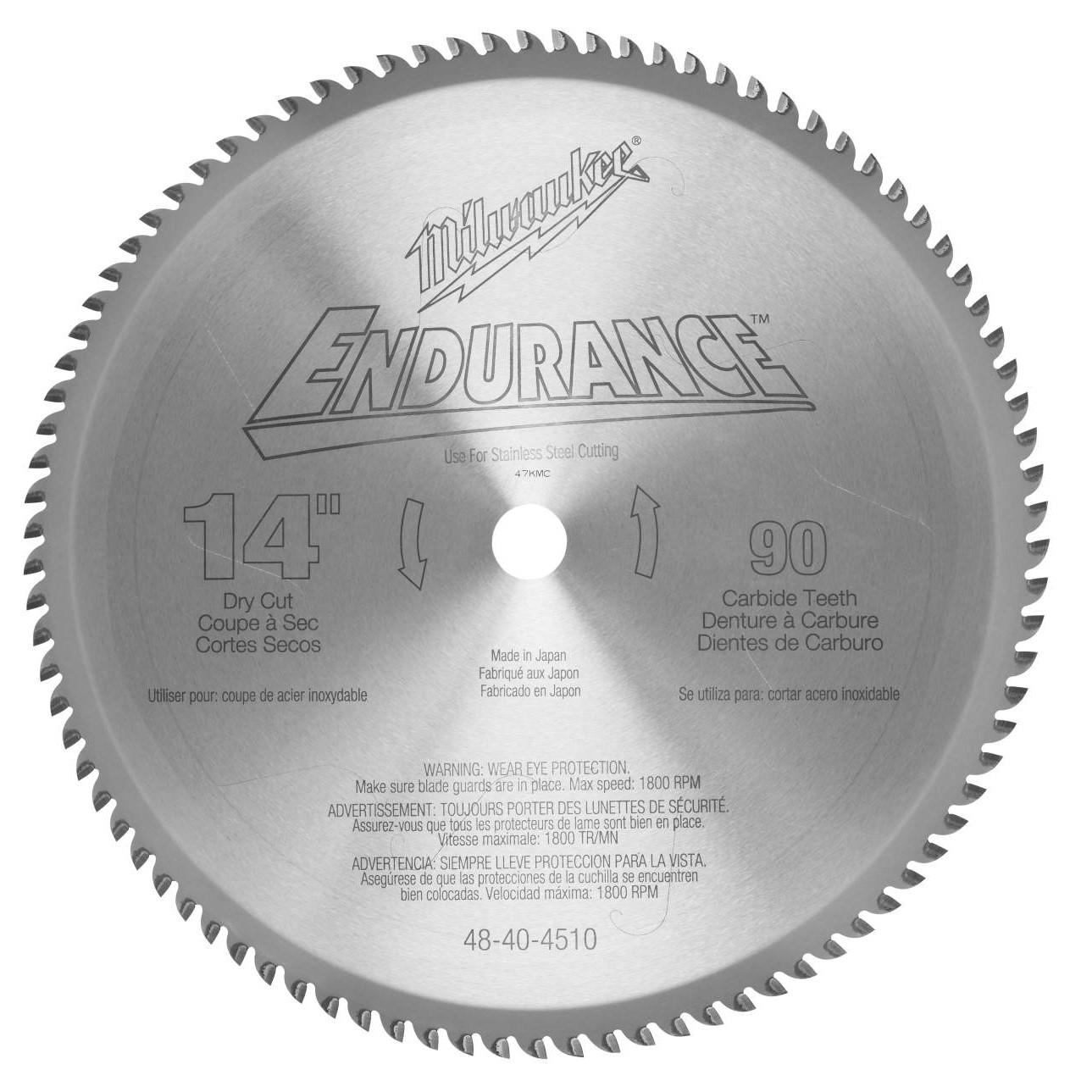 Circular Saw Blade, 14 Inch Dia, 90 Teeths, 1 Inch Arbor