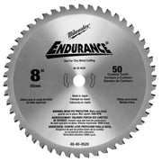 Circular Saw Blade, 8 1/4 Inch Dia, 50 Teeths, 5000 RPM