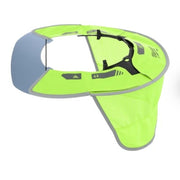 Sun Visor with Sunshade, Hi Vis Yellow, 360° UV Protection
