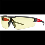 48732100 Milwaukee, Safety Glasses, Anti-Scratch Yellow Lens, Polycarbonate