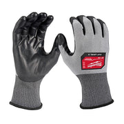 High-Dexterity Cut Level 3 Polyurethane Dipped Gloves, Gray, Size X-Large