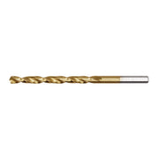 Jobber Drill, 7/32 Inch Size, 6.8 Inch L, Titanium, TiN