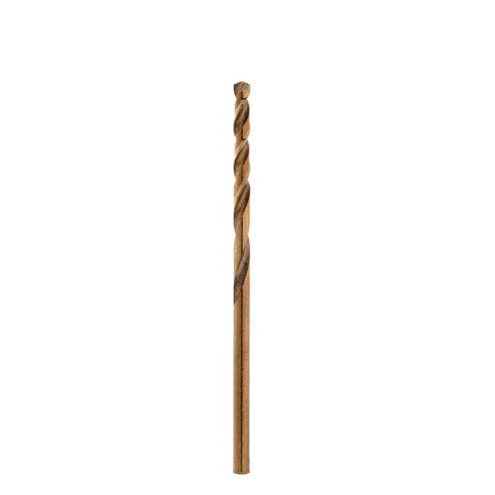 Jobber Drill, 1/8 Inch Size, 4.62 Inch L, Cobalt, Bright