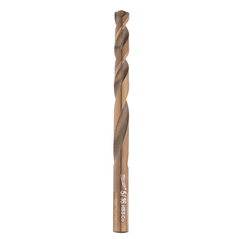 Jobber Drill, 5/16 Inch Size, 5.62 Inch L, Cobalt, Bright