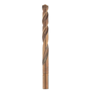 Jobber Drill, 25/64 Inch Size, 5.12 Inch L, Cobalt, Bright