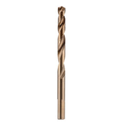 Jobber Drill, 8 MM Size, 4.6 Inch L, Cobalt, Bright, Split