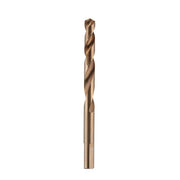 Jobber Drill, 9 MM Size, 4.9 Inch L, Cobalt, Bright, Split