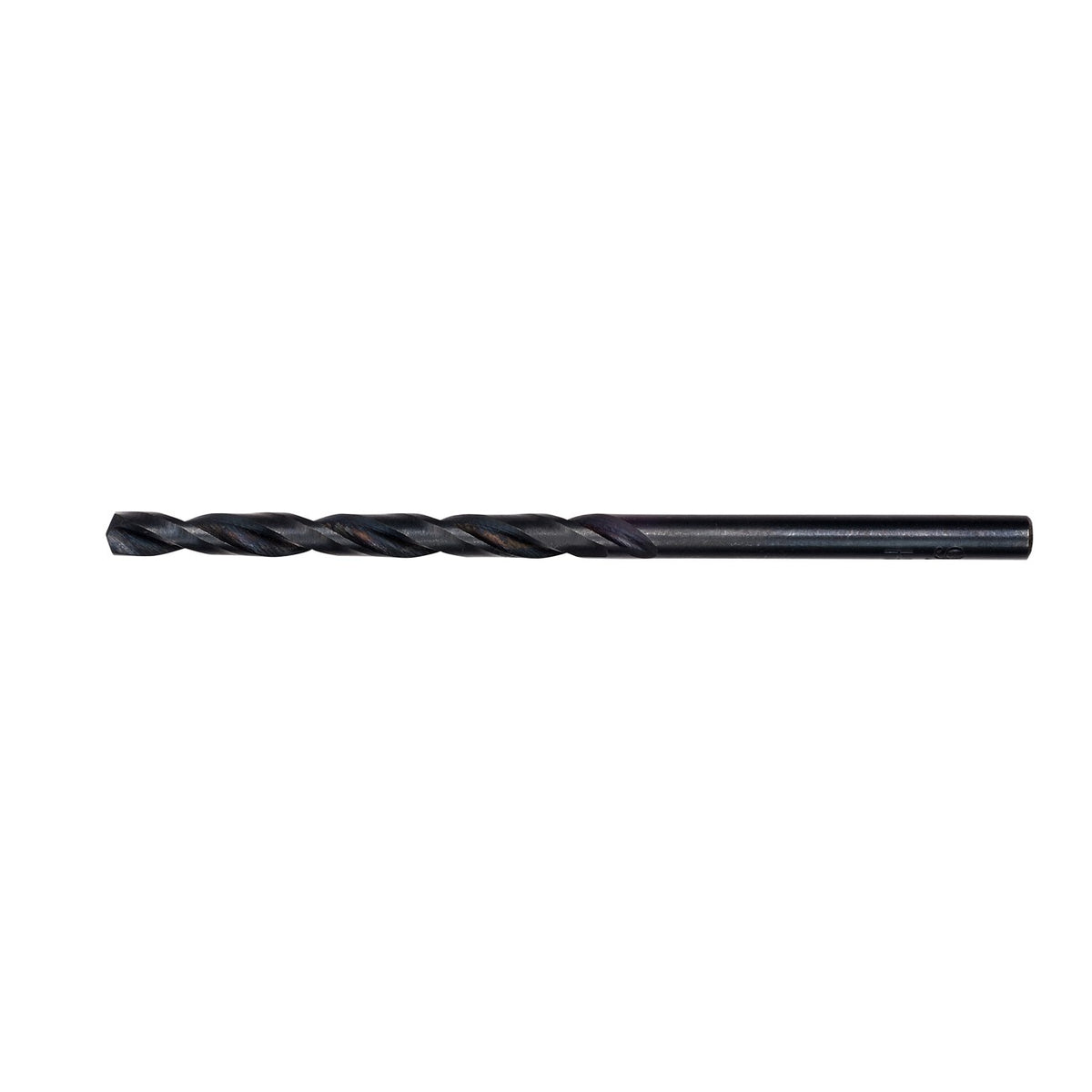 Jobber Drill, 9/64 Inch Size, 6 Inch L, Black Oxide, Split