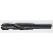 Jobber Drill, 21/32 Inch Size, 6 Inch L, Black Oxide, Split