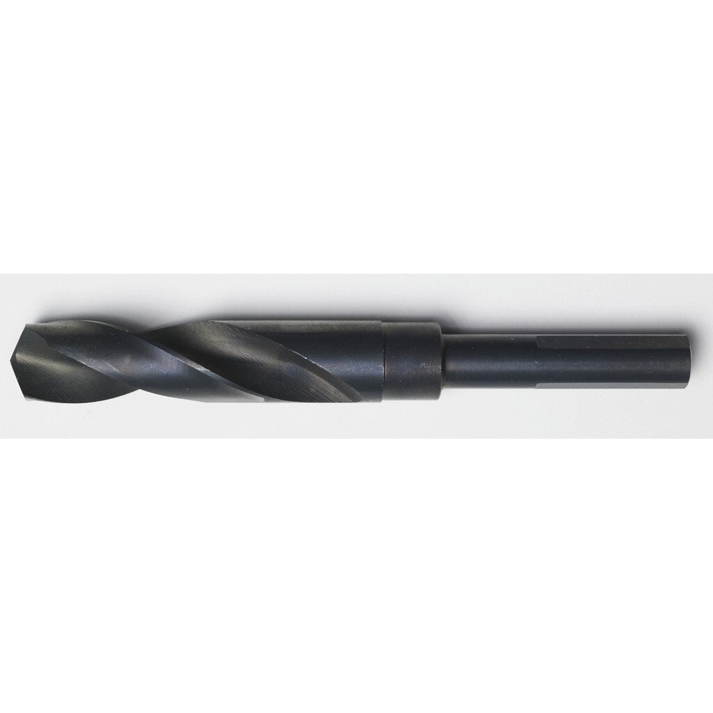 Jobber Drill, 23/32 Inch Size, 6 Inch L, Black Oxide, Split