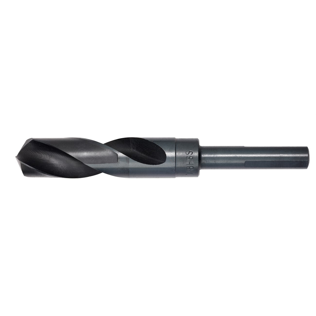 Jobber Drill, 7/8 Inch Size, 6 Inch L, Black Oxide, Split