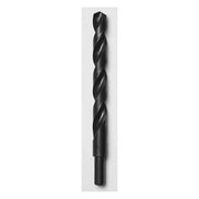 Drill Bit, 25/64 Inch Size, Black Oxide Coating, 6 Bits/Pack