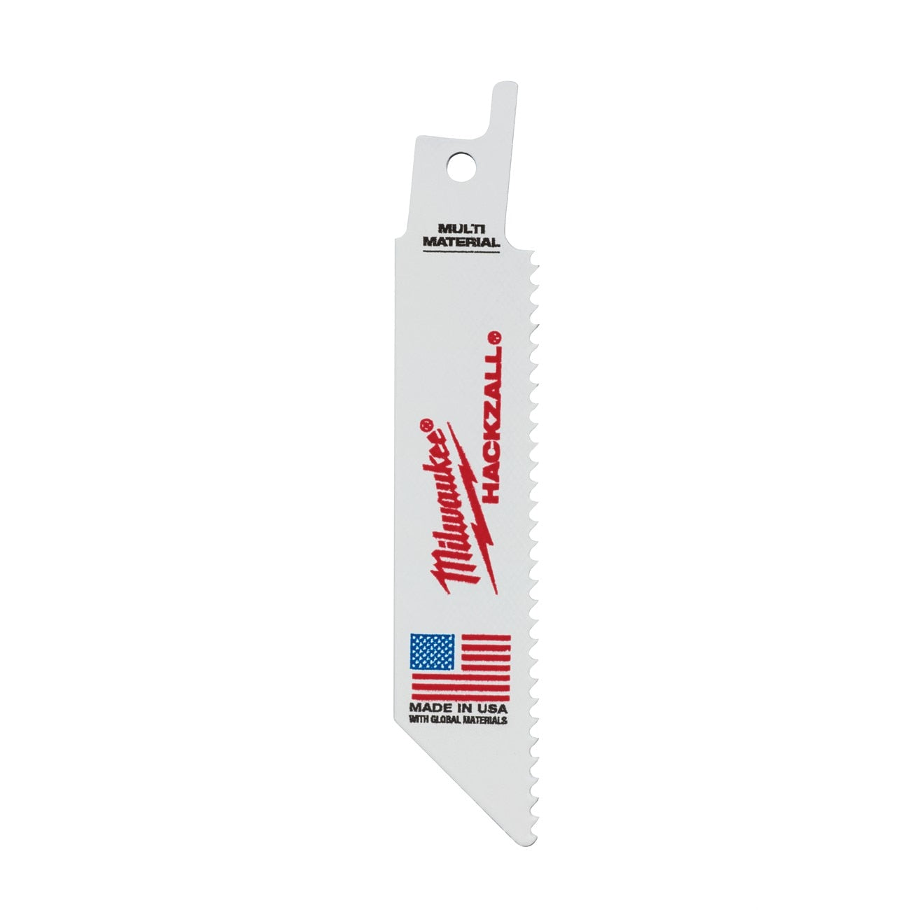Reciprocating Saw Blade, Bi-Metal, 4 Inch L, 3/4 Inch W, 5PK