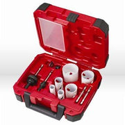 Hole Saw Kit, 10PC ELECTRICIANS ICE HARD.KIT