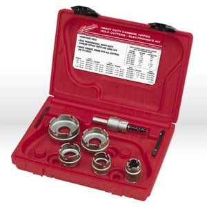Drill Bit Set, KIT CARBIDE CUTTER PLATE 7 PC.