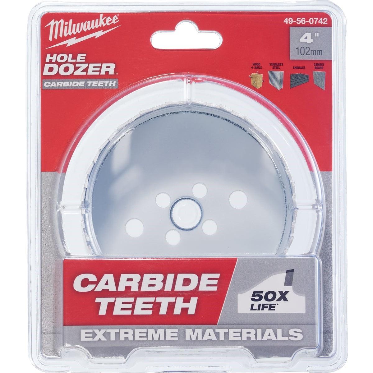 Milwaukee HOLE DOZER 4 In. Hole Saw with Carbide Teeth