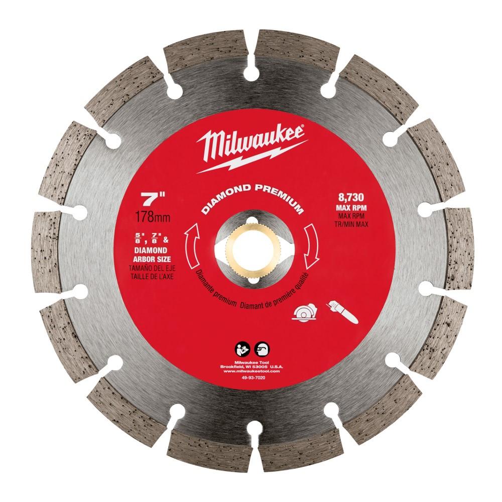 Circular Saw Blade, 7 Inch Dia, 5/8 Inch Arbor, 8730 RPM