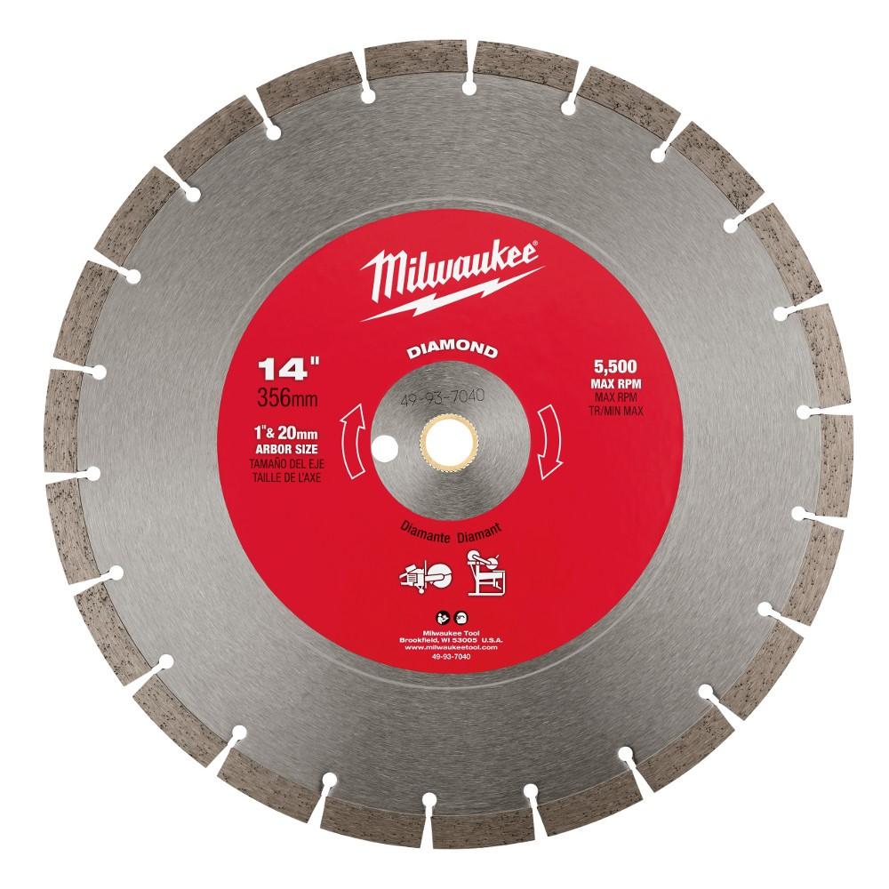Circular Saw Blade, 14 Inch Dia, 5460 RPM, 1/8 Inch KERF